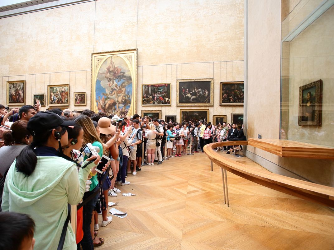 Leonardo Mona Lisa In Louvre