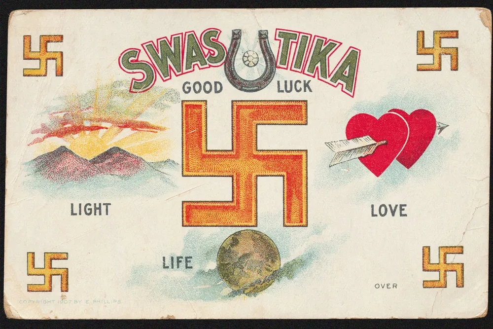 Swastika postcard from 1912