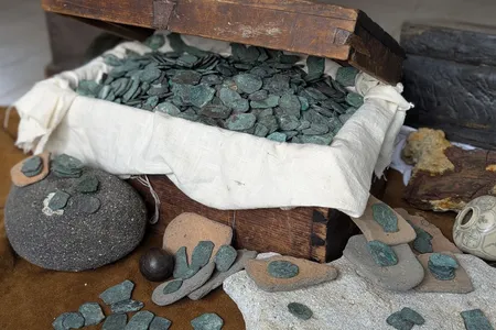 During the summer of 2025,&nbsp;a team of divers pulled up 1,051 silver coins known as reales, five gold coins called escudos and other gold artifacts.