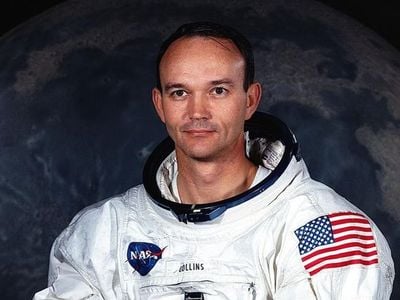 Michael Collins' NASA astronaut portrait.