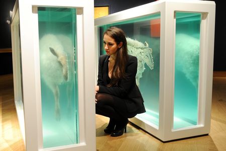 A whiff of formaldehyde makes Damien Hirst's art even more controversial.