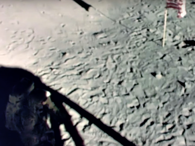 A new look at old film revealed what was going on in the dark during the Apollo 11 mission.