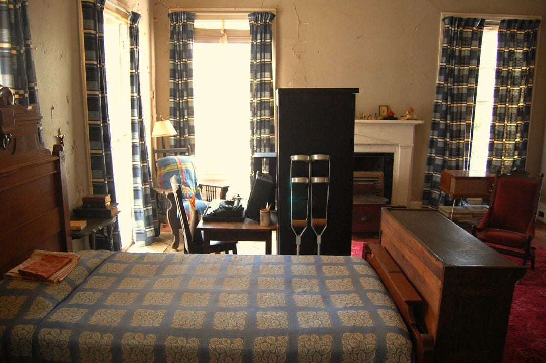 O'Connor's bedroom at Andalusia Farm