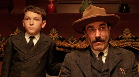 Dillon Freasier, left, and Daniel Day-Lewis as H.W. and Daniel Plainfield Paul Thomas Anderson's There Will Be Blood.