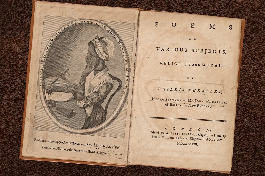 Phillis Wheatley's book