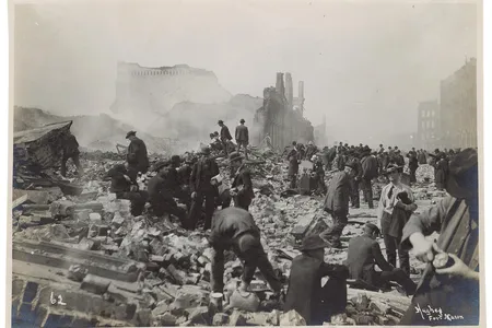 Aftermath of the 1906 San Francisco Earthquake.