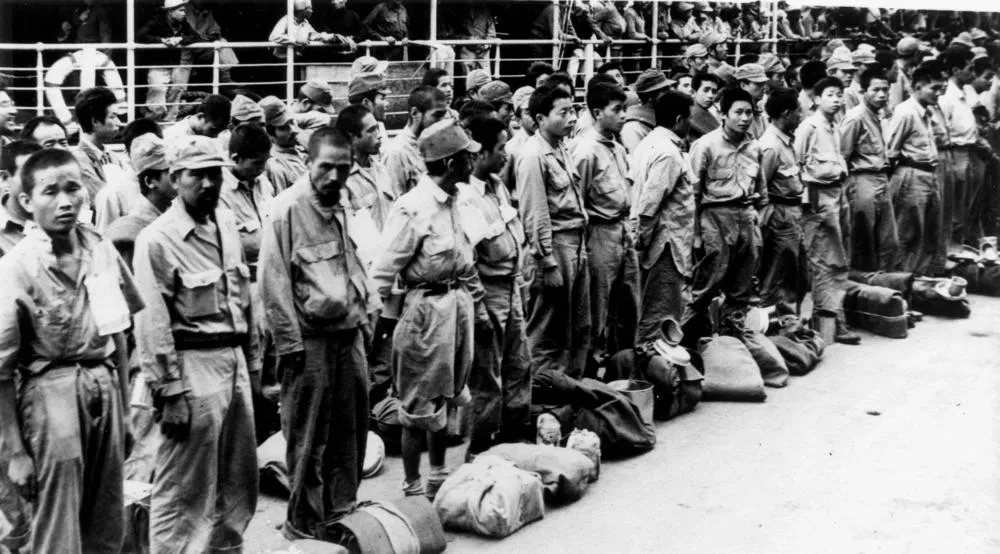 Japanese POWs in Australia in 1945