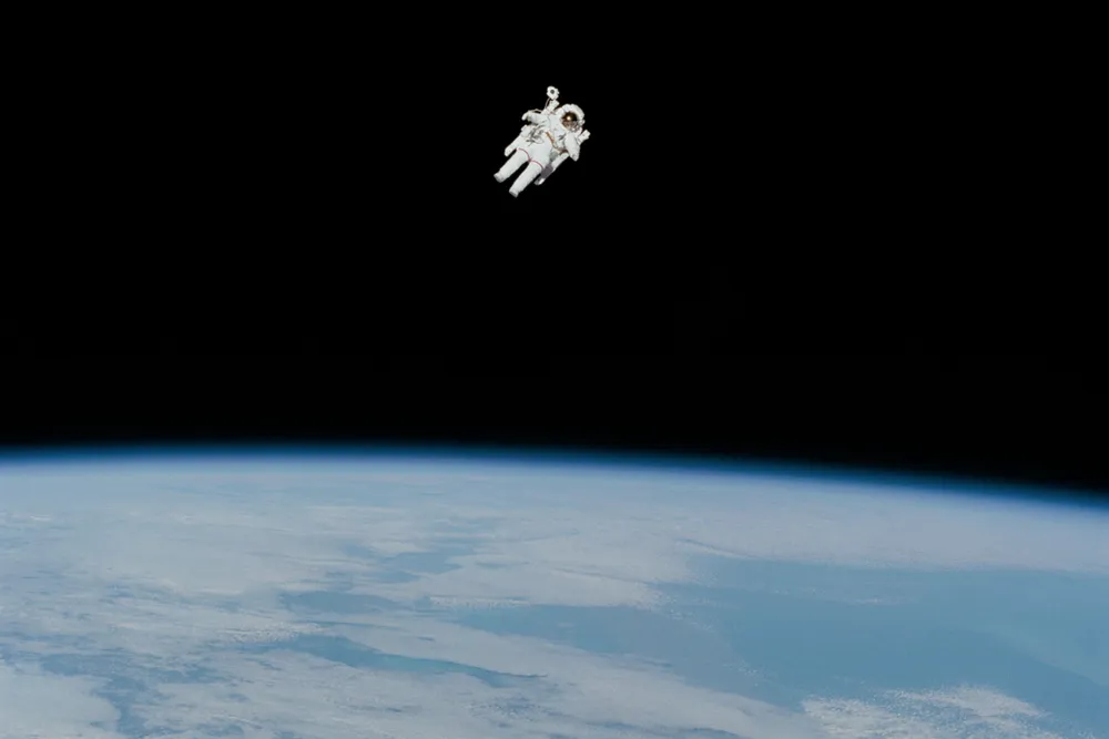Bruce McCandless in Space