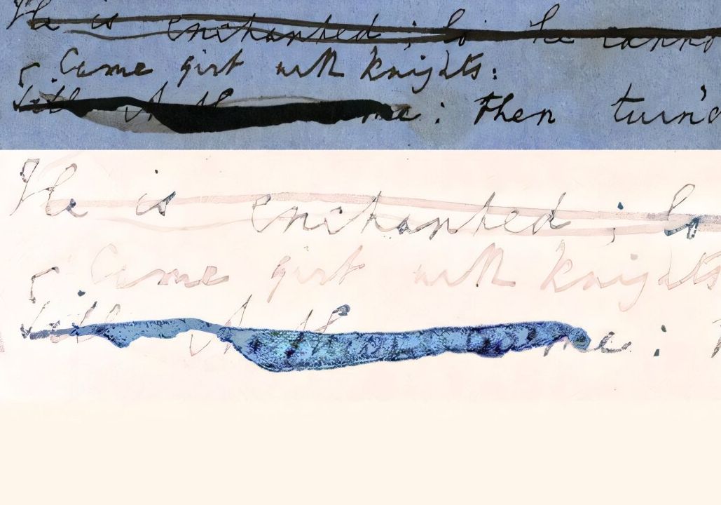 Advanced Imaging Reveals Crossed-Out Words in the Poems of Alfred