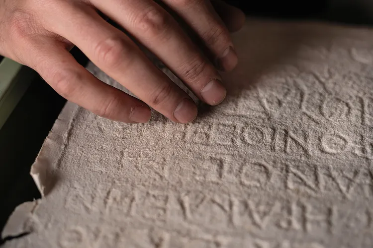 A copy of a Greek inscription