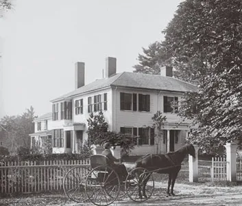 "Hitch your wagon to a star," wrote Emerson, whose Concord, Massachusetts, residence (c. 1900) is now a museum, Emerson House.
