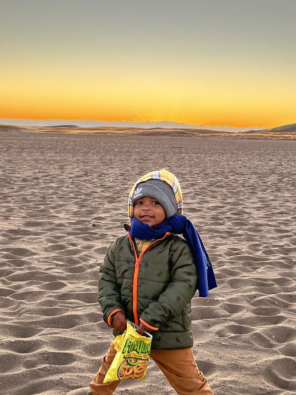 Golden boy in the Great Sand Dunes National Park thumbnail