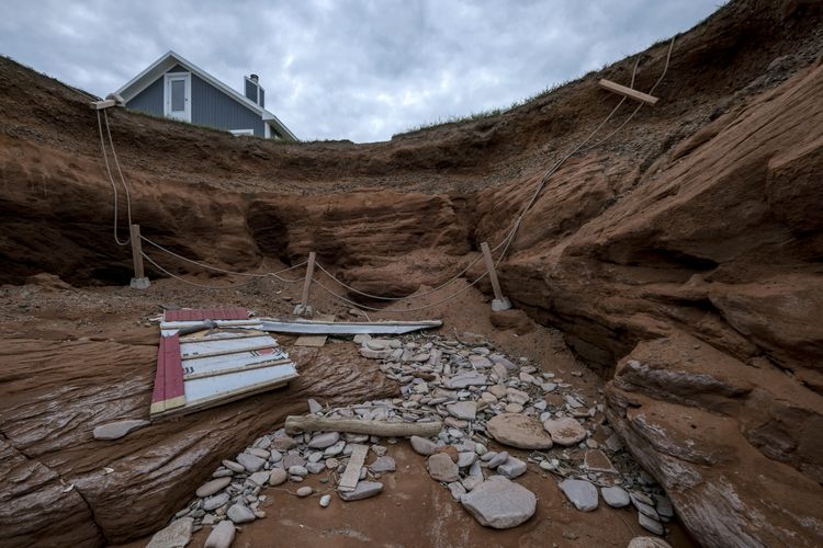 Magdalen Islands erosion