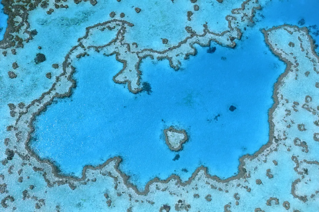 Great Barrier Reef from above