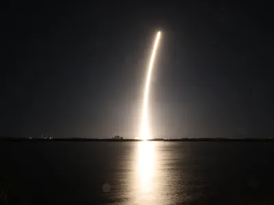 A SpaceX Falcon 9 rocket lifted off from NASA&#39;s Kennedy Space Center on January 15, carrying two lunar landers built independently by private companies Firefly Aerospace and Ispace.