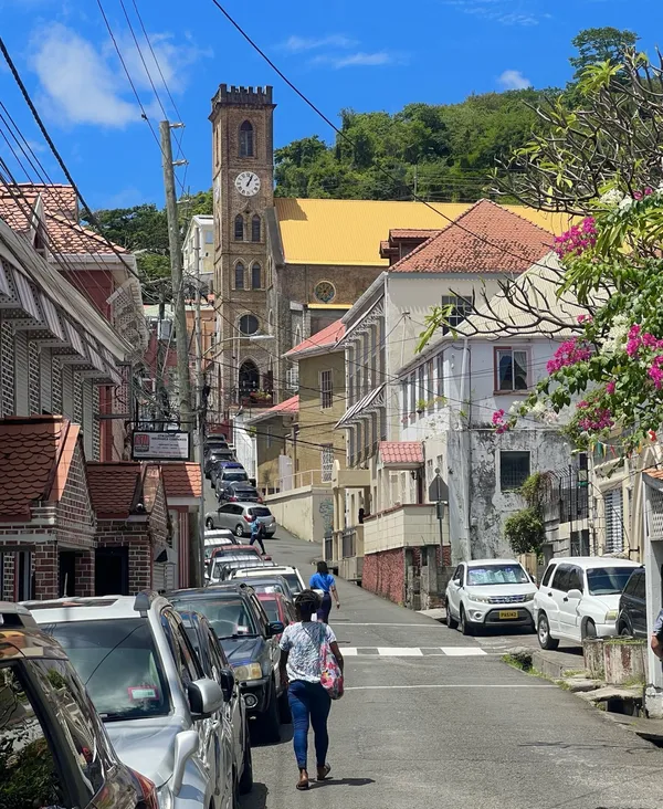 Steep Street to the Cathedral, Grenada thumbnail