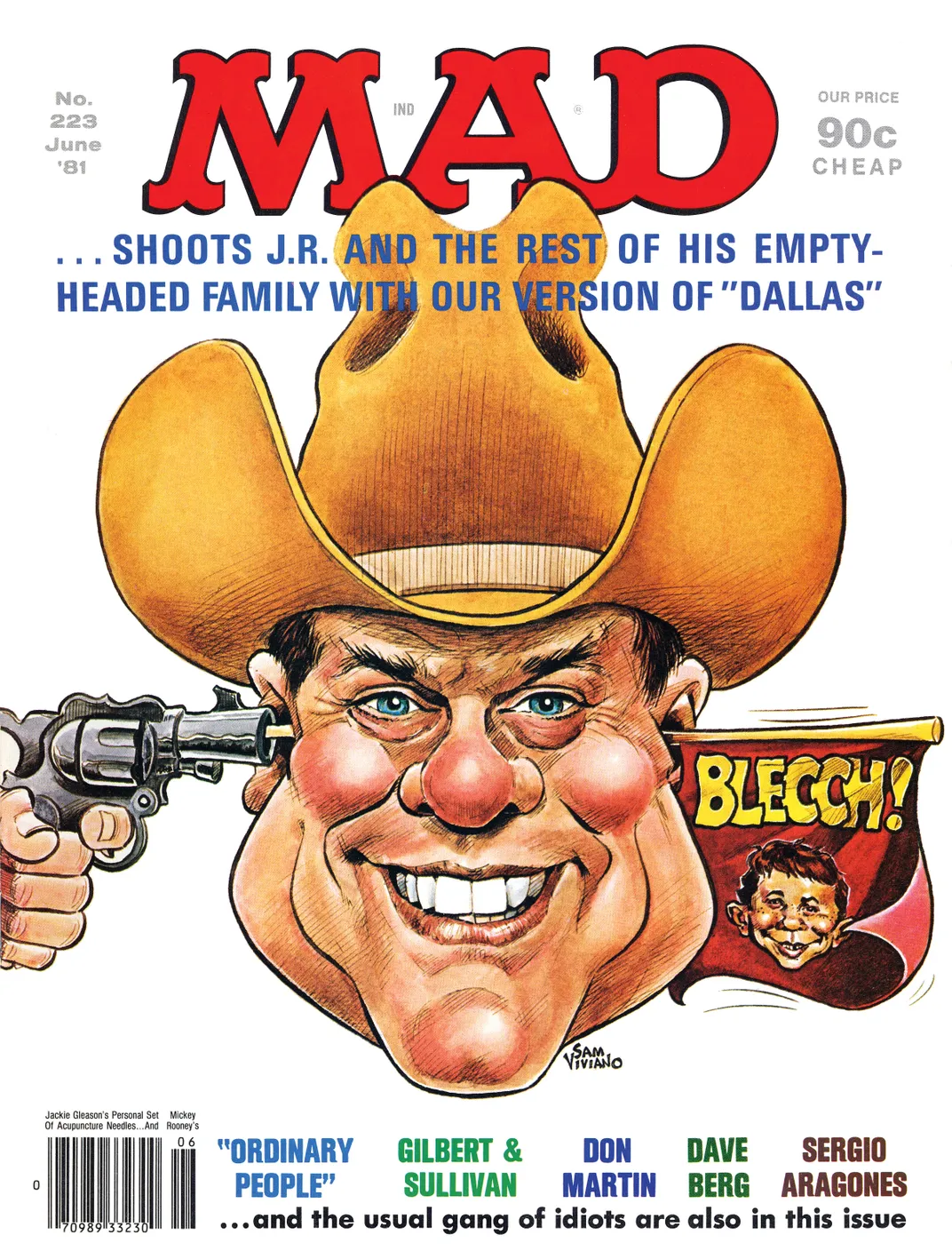 magazine cover showing man in cowboy hat