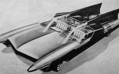 "Car of the future" sketch from Ford