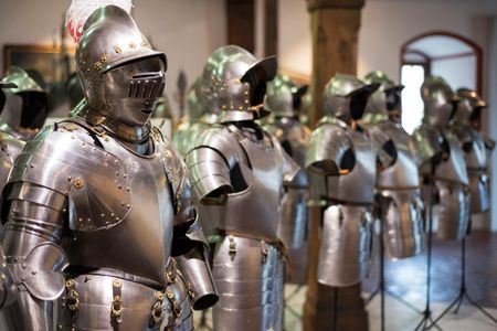 Armor from the Old Arsenal Museum (Altes Zeughaus) in Solothurn, Switzerland
