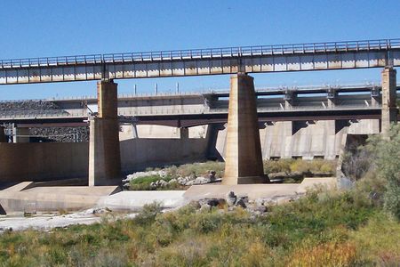 The skeleton was discovered near the American Falls dam and reservoir in Idaho. 