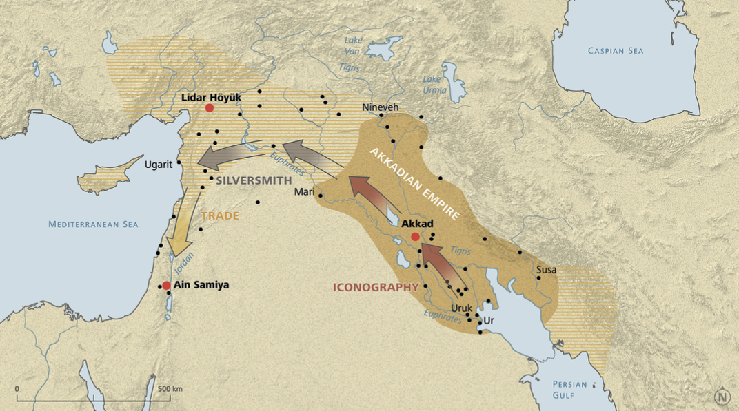 A map of the Middle East