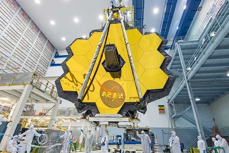 Webb’s 18 mirror segments can lock into the largest telescopic mirror humankind has ever built. 