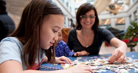 Come make your own stamp collection at a drop-in workshop at the Postal Museum.