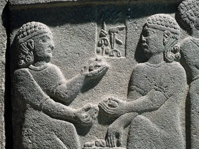 An ancient Hittite carving
