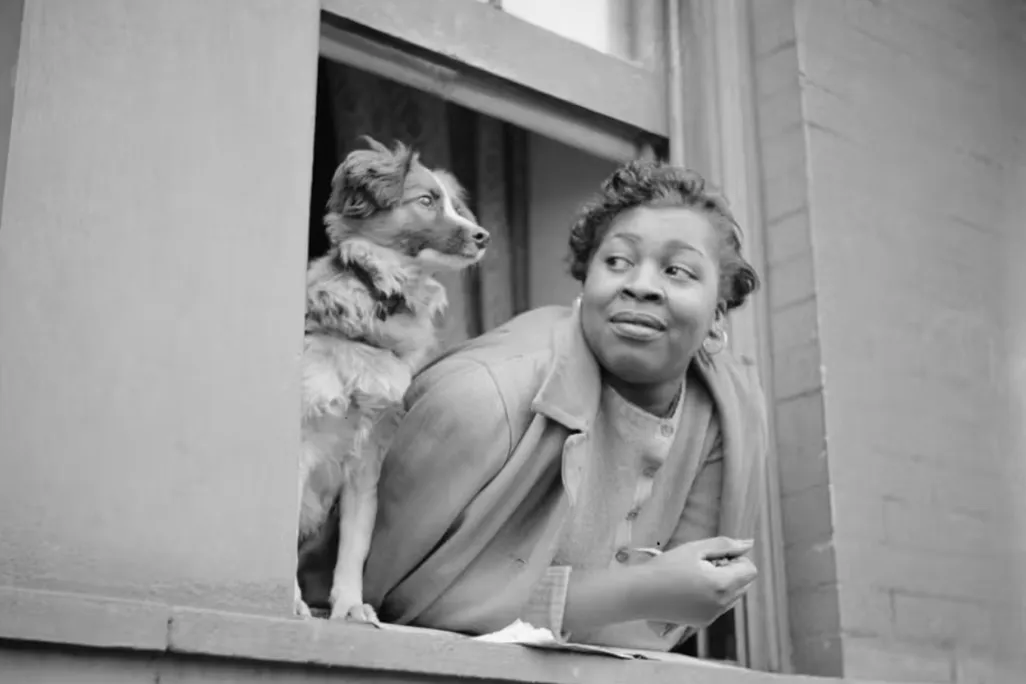 A Woman and Her Dog