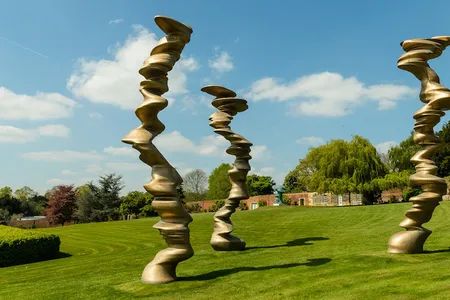Tony Cragg is just one of the many celebrated artists whose work can be viewed at Yorkshire Sculpture Park in England. 
