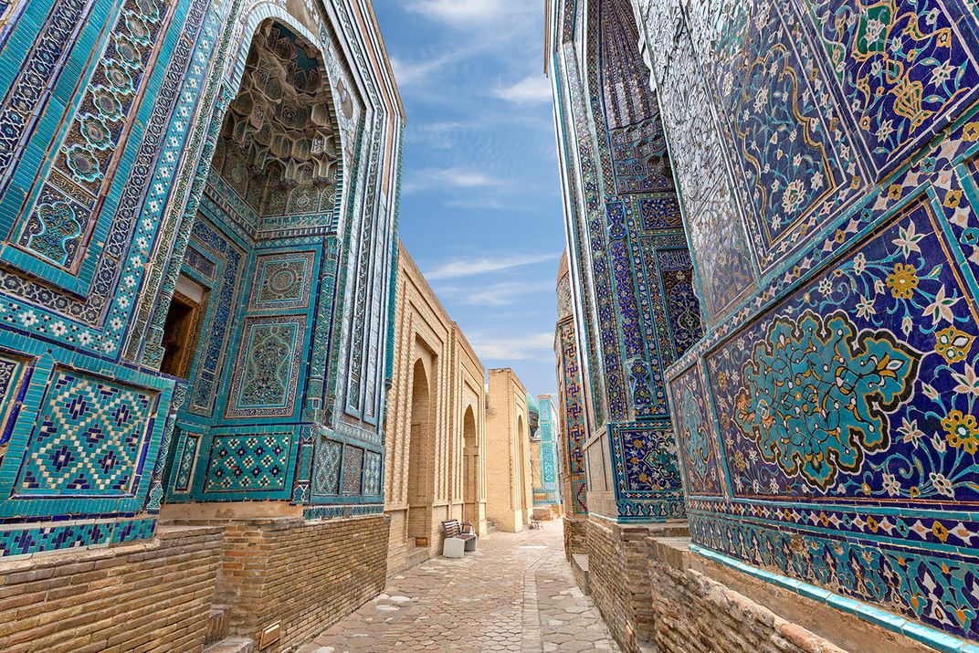 Shakhi-Zinda necropolis, Samarkand, Uzbekistan 