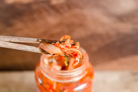 Made of fermented vegetables, kimchi was popularized globally during the 1988 Olympics in Seoul, South Korea. 
