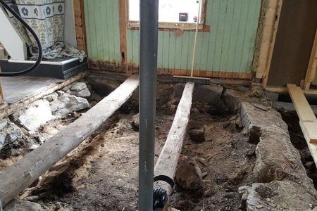 Experts are now conducting a full excavation of the property.