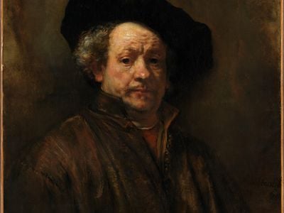 Was this 1660 self-portrait painted with the help of high-tech optics? 