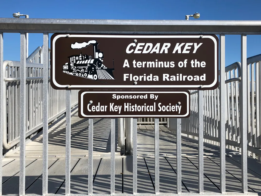 Cedar Key sign