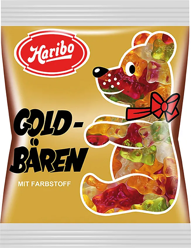Haribo Goldbear package design, 1961