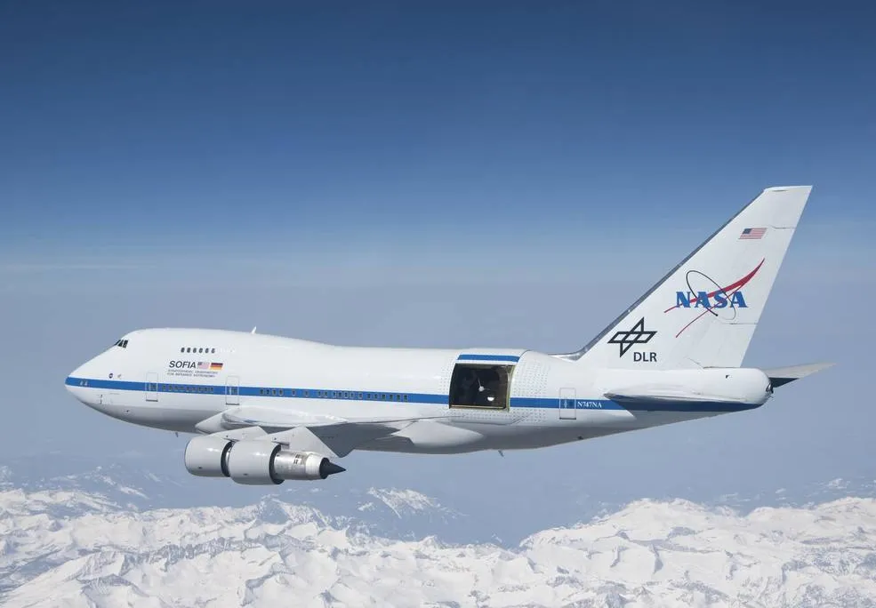 SOFIA flying