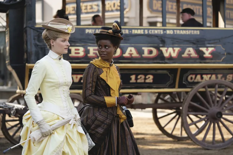 Louisa Jacobson and Denée Benton in "The Gilded Age"