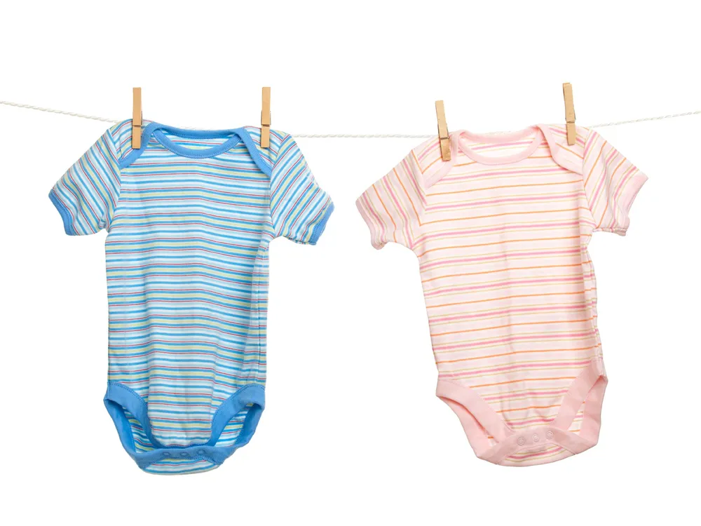 Blue and Pink Baby Clothes