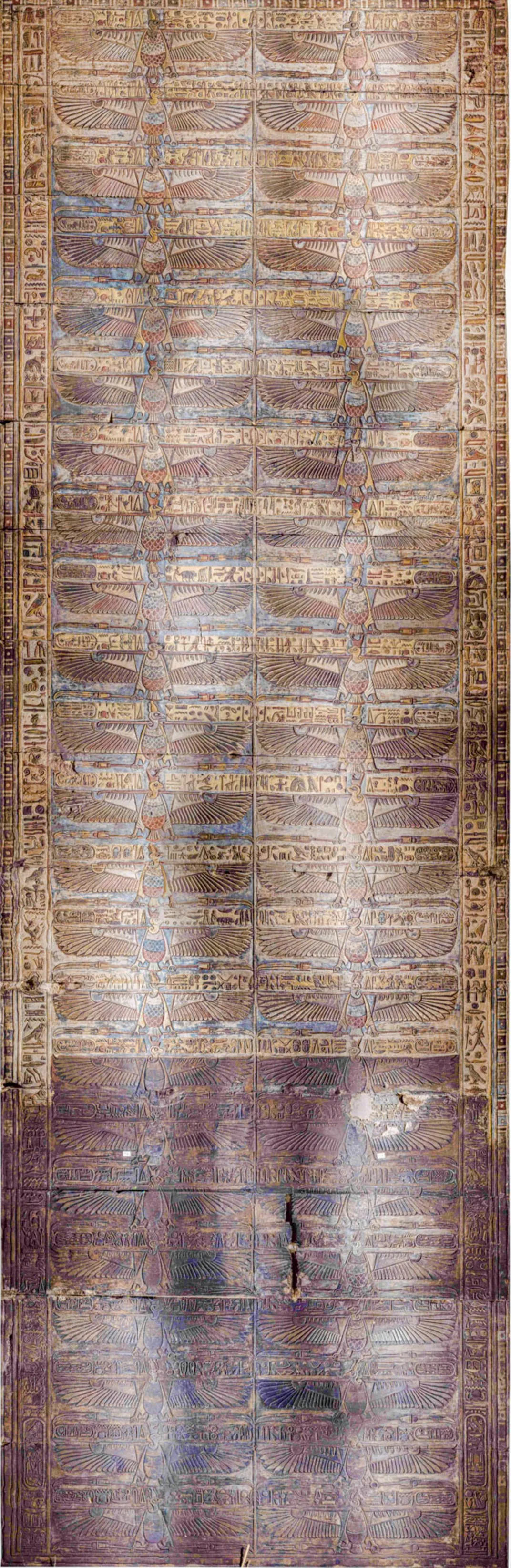 Ceiling of Egyptian temple