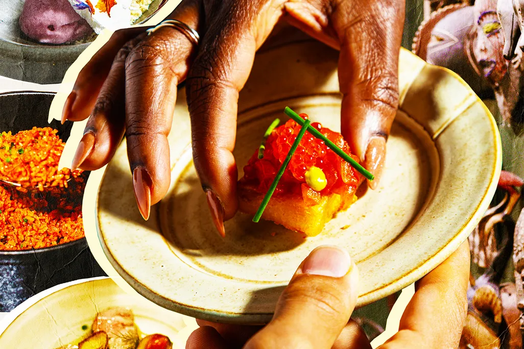 African cuisine podcast illustration