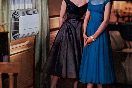 The technology (above: c. 1947 advertisement for Carrier) that was initially envisioned as a tool to enhance industrial productivity is now a near necessity for American homes and transportation.