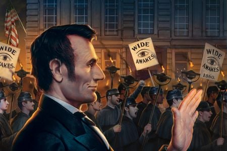 When Abraham Lincoln campaigned in Hartford, Connecticut, in March 1860, he was met by a new uniformed group&mdash;the Wide Awakes.