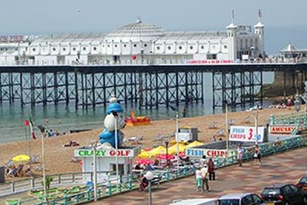 Brighton England beach