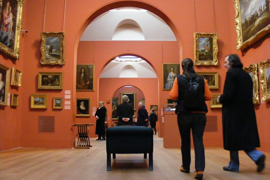 Inside Dulwich Picture Gallery