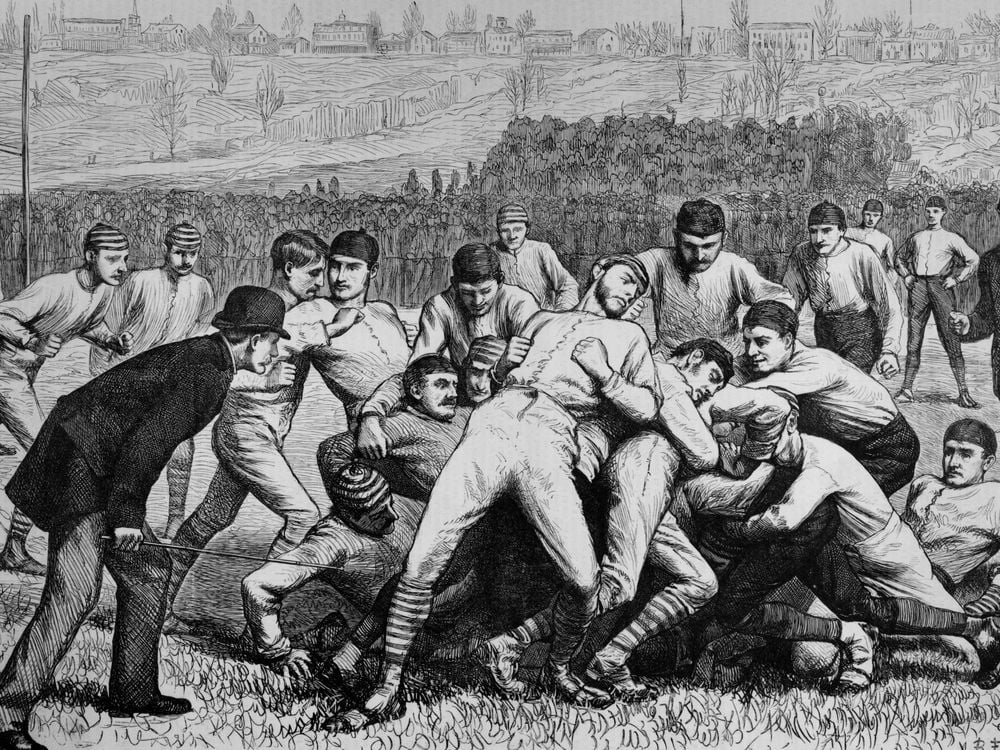 1879 football match between Yale and Princeton