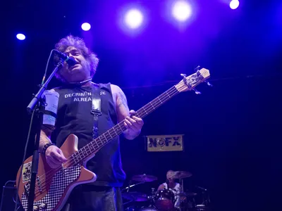NOFX&#39;s Mike &quot;Fat Mike&quot;&nbsp;Burkett, one of the new museum&#39;s founders, performing in August&nbsp;