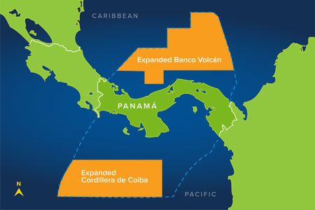 Map of Panama MPAs