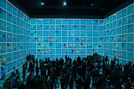 "Bigger &amp; Closer (Not Smaller &amp; Further Away)"&nbsp;is David Hockney's first immersive exhibition.