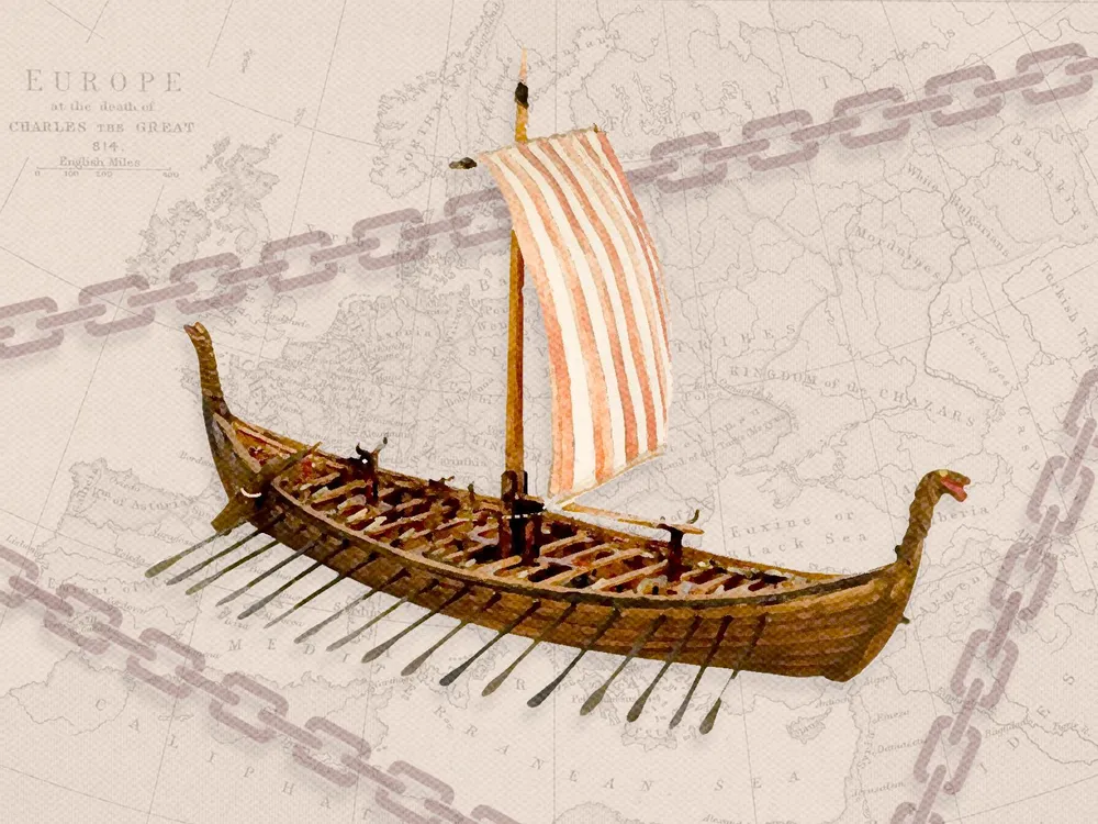 Viking ship illustration